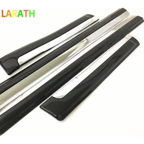 For Toyota Land Cruiser Prado FJ150 2010-2016 ABS Chrome Side Door Body Molding Cover Trim Car Styling 4pcs