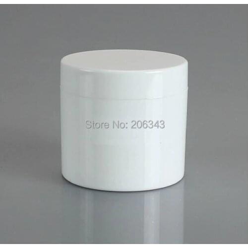 500g round double layer white cream jar with inner lid ,cream jar,Cosmetic Jar,Cosmetic Packaging