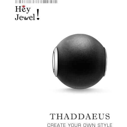 Beads Obsidian Matt, Silver 5mm Hole Jewelry Fits Bracelet Europe Necklace Karma Charms European Accessories