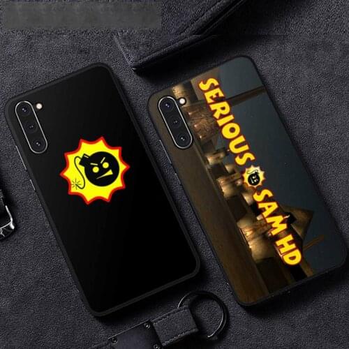 Game Serious Sam Phone Case For Samsung A32 A51 A52 A71 A50 A12 A21S S10 S20 S21 Plus Fe Ultra