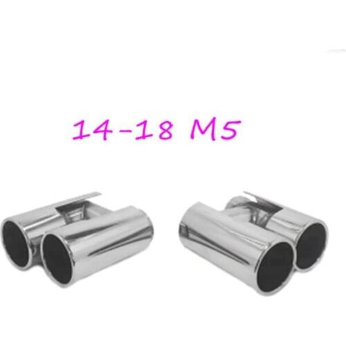 For BMW M5 2014 2015 2016 2017 2018 Car Exhaust System Modified upgrade Exhaust Pipes Muffler Tail Tip