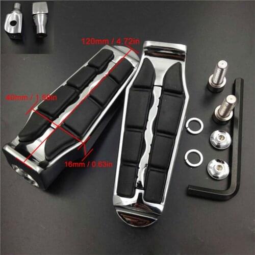 Tombstone Rear Foot Pegs Pedals footpeg Rests For 2007 2008 2009 Harley Davidson CVO Softail Springer FXSTSSE Motorcycle