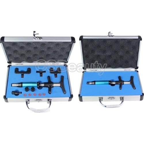 Chiropractic gun,Chiropractic Adjusting Tool Spine 6 Levels 4 Heads Chiropractic Adjusting Instrument
