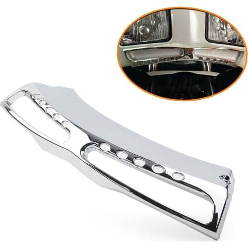 Chrome Motorcycle Headlight Lower Grill Trim Decoration Parts For Honda 2001-2011 Goldwing GL1800