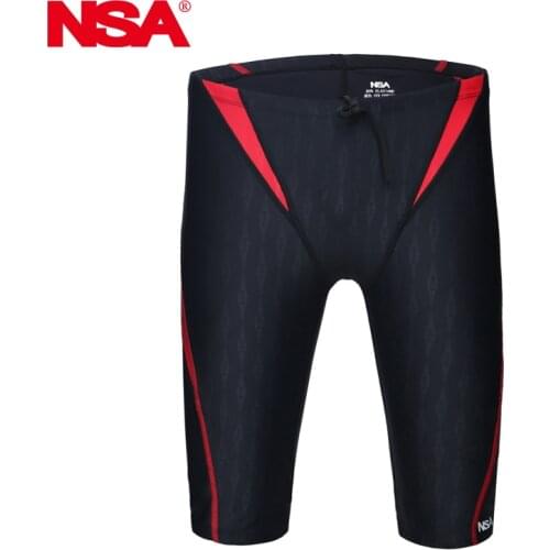 NSA Boys Swimsuit Swimming Trunks Professional Training Swimsuit Boys Kids Racing Children Boy Swimwear Shorts Mens Swim Trunks