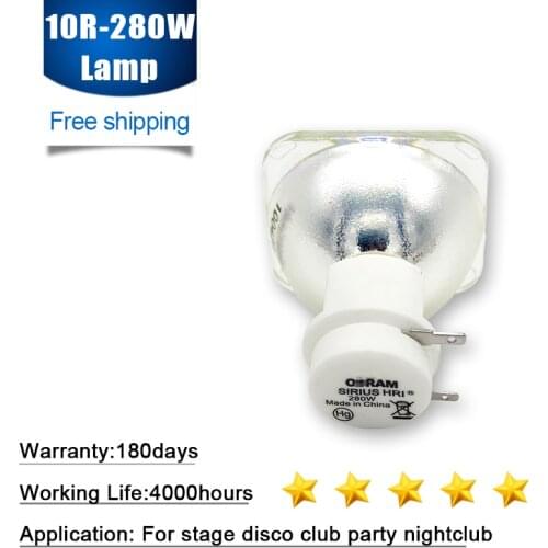 Casting Light P-VIP Hri Sirius 280 10R HID Discharge Beam Lamp Stage Moving Light Bulb 280 w e20.8 Projector Reflector Lamp