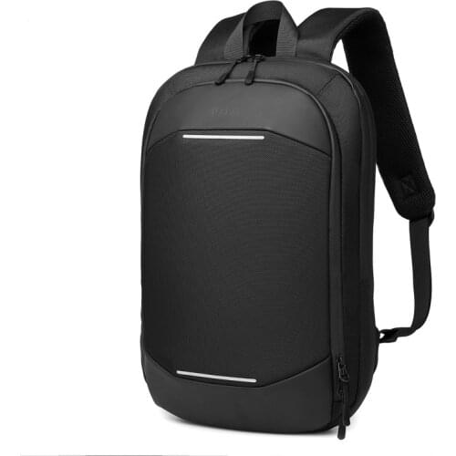 SUUTOOP Men Expanded Reflective 15.6 Inch Laptop Backpack Fashion Waterproof Notebook Rucksack Business Travel Bag Pack For Male
