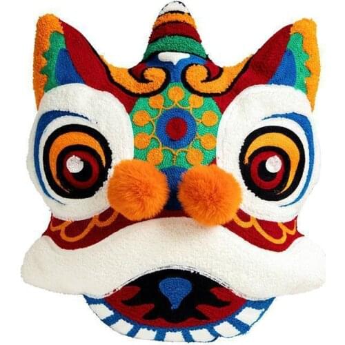 New Chinese three-dimensional sofa pillow thickened children dual-purpose air conditioning quilt creative animal cushion
