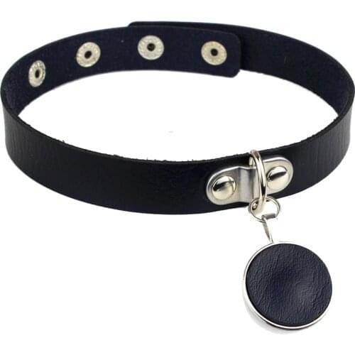 Harajuku Leather Collar Necklace Women Female Punk Rock Statement Choker Necklaces Gothic Chocker Jewelry Birthday Party Gift