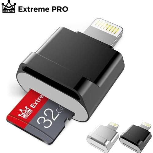 OTG Converter for Lightning to micro SD TF Adapter Plug&Play Adapter Mini Card Reader Smart Memory Card Reader 2 in 1 For iOS