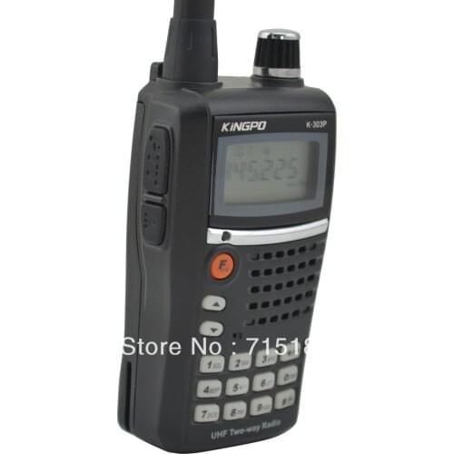Kingpo K-303P UHF 400-470MHz 5W 99CH FM Portable Two-way Radio Handheld Transceiver