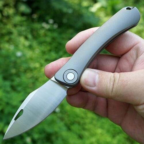 One Handle M390 Powder Steel Folding Knife High Hardness Sharp Portable Tool Pocket Knife