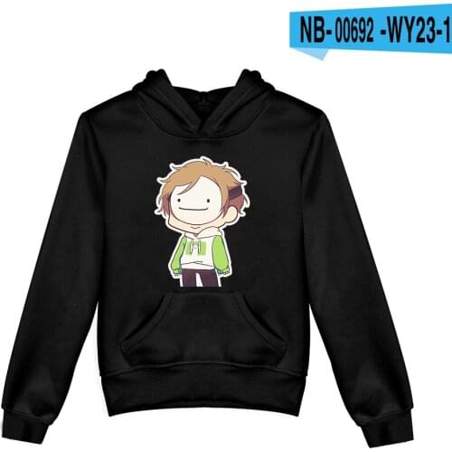 2D Anime DreamWasTaken Hoodie Kids sweatshirt Boys Girls Spring Long Sleeve White Black Hooded Sweatshirts Clothing