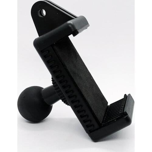 Universal Cell Phone Grip Holder with Adapter for GoPro and 1 Inch Diameter Ball Security Rubber Band