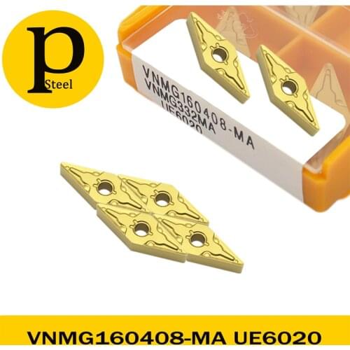100% Original VNMG160408 MA UE6020 High Quality Carbide Blade Metal External Turning Tool CNC Machine Milling Cutter Lathe Tool