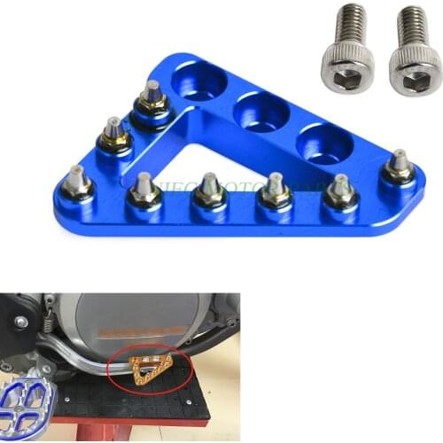 20% Larger CNC Rear Brake Pedal Step Plate Tip For Husaberg FE TE FS FX Husqvarna FE TC TE FC 125 250 300 450 501 650 701