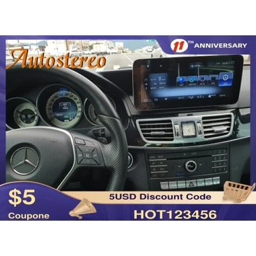 Android 10.0 Head Unit Car GPS Navigation For MERCEDES BENZ E200 E250 E260 E300 W212 S212 2009-2016 Car Auto Radio Stereo Navi