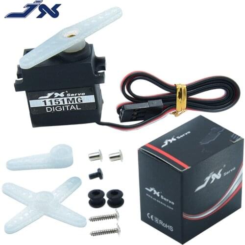 RC Servo,JX PDI-1151MG 15g 3.6KG Metal Gear Digital Coreless 180°Waterproof Mini Servo For rc hsp Helicopter Robot boat TRX-4