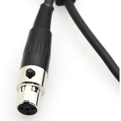 D-tap to 4pin Mini XLR Coiled Power Cable Adapter Connector for Monitor