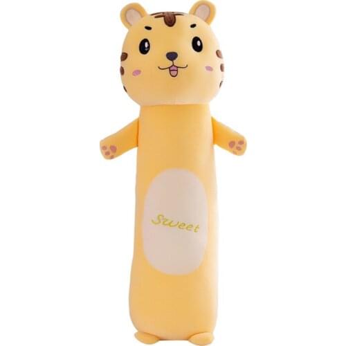 Animal Long Pillow Big Size Cartoon Tiger Koala Baby Elephant Deer Soft Body Pillow Cute Sleep leg Pillow kids Woman Gift