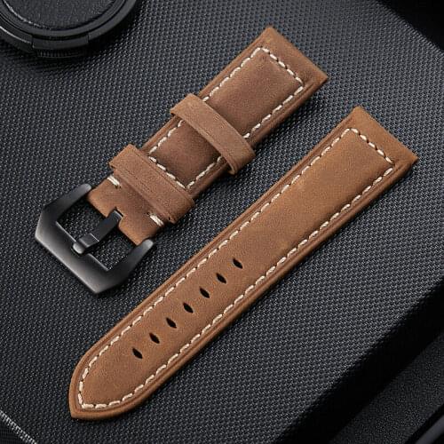 22mm 20mm 26mm Leather Watchband For Garmin Fenix 5/Forerunner 935 Bracelet For Garmin Fenix 5S 5X PLUS Watch Band Wrist Strap