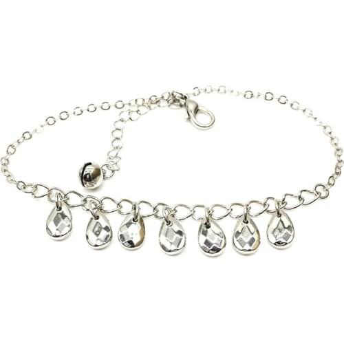 Wholesale Little Bell Anklet Bracelet Rose Gold Titanium Steel Women Girl Lover Barefoot Anklet Fashion Foot Chain Jewelry