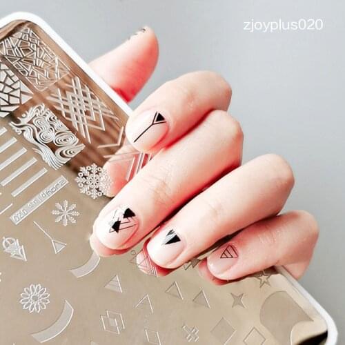 XMQ Steel Nail Nart Tools Stamping Plates Stamper and Scraper Image Plate 9.5*14cm