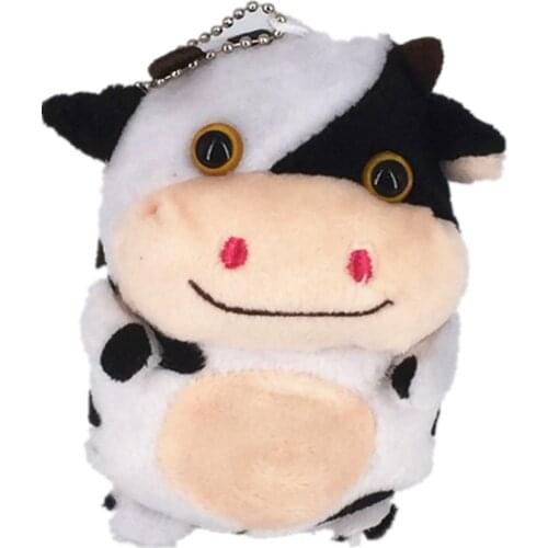 Lovely Little 10CM New Year Gift COW Plush TOY , Stuffed Doll