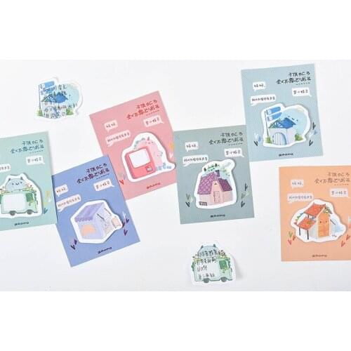 Lovely spirit series Self-Adhesive Memo Pad Sticky Notes memo boards Bookmark School Office Supply papelaria