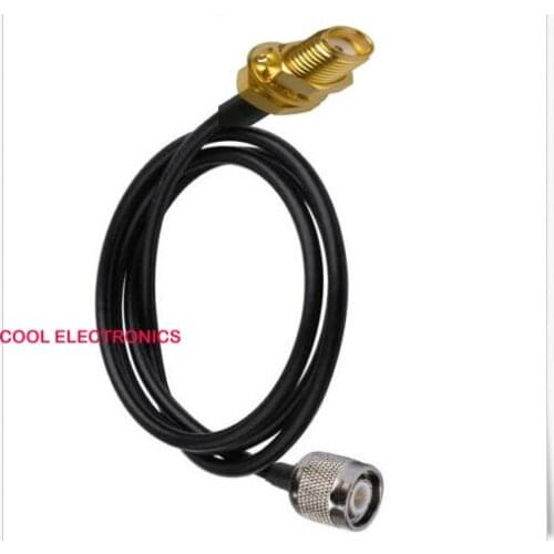 TNC Plug Male TO SMA Jack Plug Adapter Connector RG-58 RG58 Pigtail Cable 3m