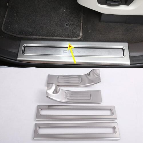 Car Door Sill Protection Sticker Door Sill Frame Step Resistance And Abrasion Resistance Stainless Steel Car Accessories
