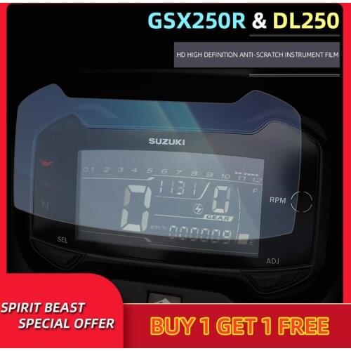 Spirit Beast Motorcycle speedometer TPU Scratch Protection Film Dashboard Screen Instrument Film For SUZUKI DL250 GSX 250R