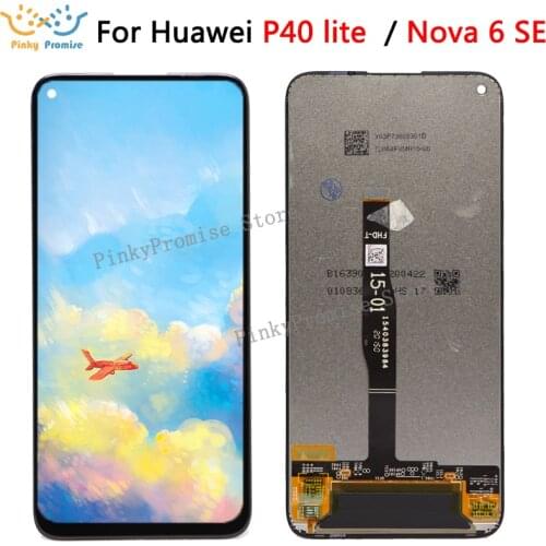For HUAWEI P40 Lite Lcd display With touch panel Screen For HUAWEI P40 Lite Screen for Nova 6 SE LCD display