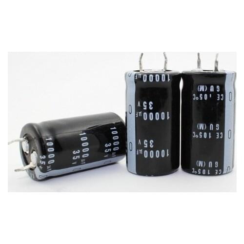 20 PCS 10000UF 35V 35V 10000UF 22*40mm DIP Aluminum Electrolytic Capacitor best quality
