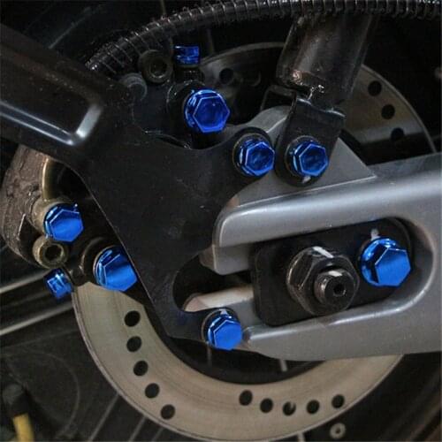 30 Pcs/set Motorcycle Screw Nut Bolt Stopper Decoration 5 Sizes Motorcycle Ornamental Moldings Screw Cap