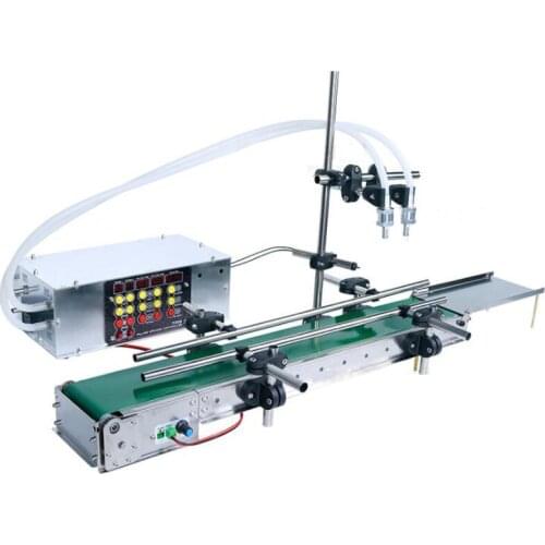 Automatic Electrical Conveyor Belt Single Double Liquid Filler Can Sense High Precision Heat Resistance Filling Machine