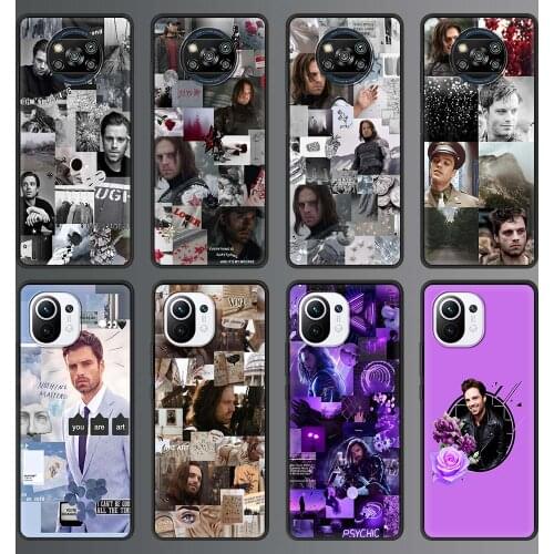 Phone Case For Xiaomi Poco X3 NFC F3 11 Mi 10T Pro 9T Note 10 Lite 5G Soft Silicone Coque Back Cover Sebastian Stan Bucky Barnes
