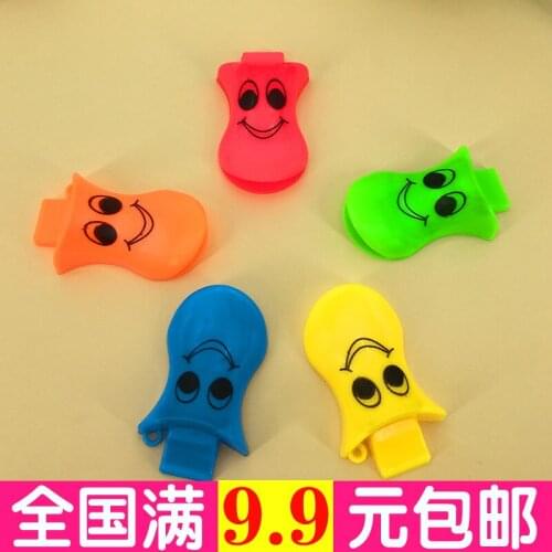 Whistle children travel safety whistle duck tongue kindergarten teacher children toy plastic whistle referee whistle