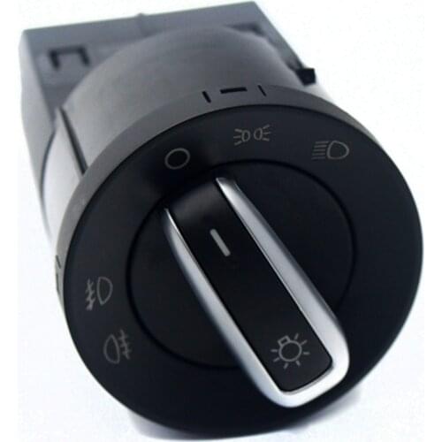 Chrome headlight switch for AUDI S4 A4 8E B6 Avant Quattro 6RD 941 531 / 6RD941531 could be modified to fit other VAG vehicle