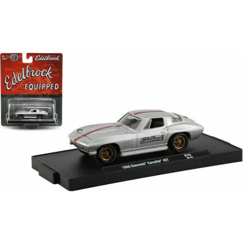 NEW M2 Machines 1:64 1966 Chevrolet Corvette 427 EDELLLOCK EQUIPPED Limited edition collection die-casting alloy car