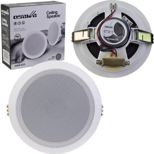 OSAWA OSW-625 13 CM 100V LINE GYPSUM board WHITE CEILING HOP TRANSFORMER