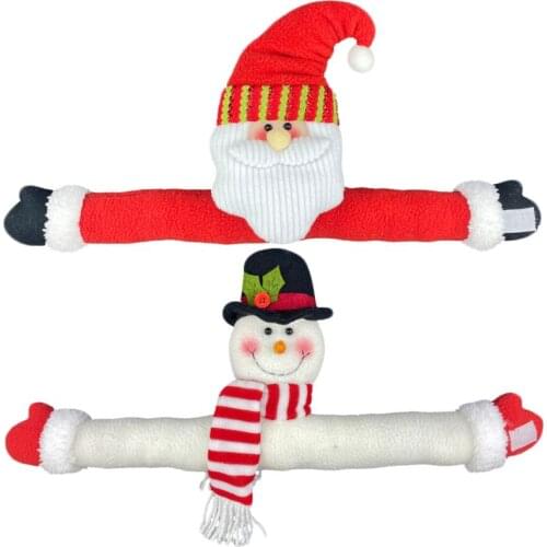 Christmas Santa Claus Snowman Curtain Buckle Ornaments Tieback Fastener Holder