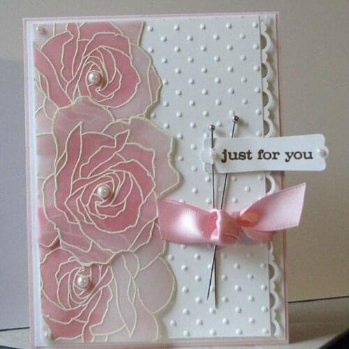 Cutting die Rose flower Metal Dies cut DIY Decorative Embossing Scrapbooking Collect Craft Create Stamps card Stencil