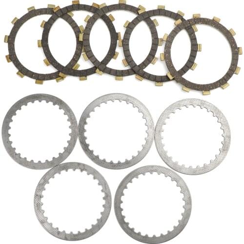 Topteng Clutch Kit Steel & Friction Plates fit for Suzuki AX100 AX115 TS100 TC100 RV90 21441-12010 21441-42G00 Motor Parts