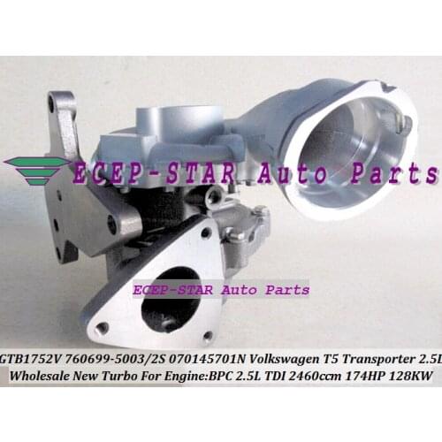 Turbo GTB1752V 760699 760699-5004S 760699-5003S 760699-0003 070145701N For Volkswagen VW T5 Transporter B8 2.5L TDI BPC 174HP