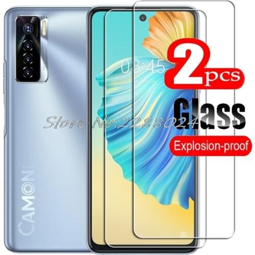 2PCS FOR Tecno Camon 17 Pro High HD Tempered Glass Protective On Camon17Pro 17P Phone Screen Protector Film