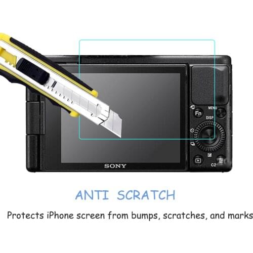 2pcs 9H Anti-Scratch Clear Tempered Glass For Sony ZV1 Digital Camera LCD Screen Protector Film For Sony ZV1 2.5D Glass
