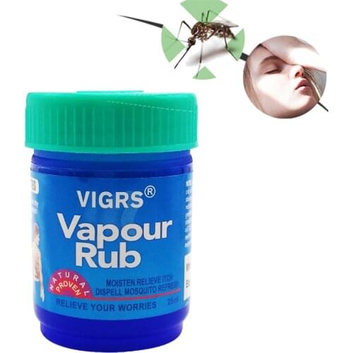 25G Refresh Mint Oil Tiger Balm Vapour Rub White Cooling Ointment Cold Headache Muscle Aches Pain Relieving Essential Oil