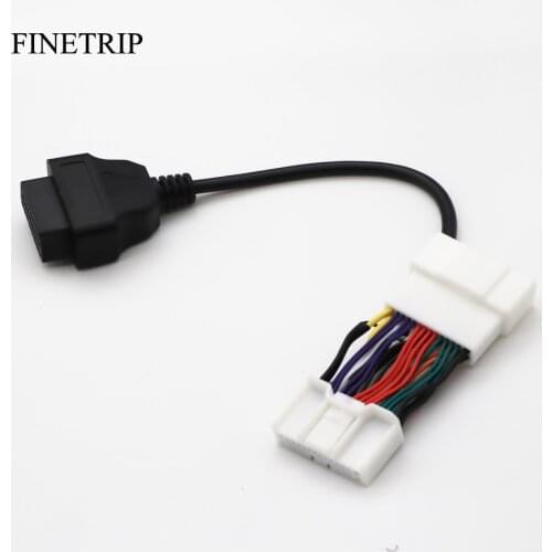 26 Pin Way Male Female Connector Adapter Plug For Tesla Model 3 OBD II Diagnostic Harness Electronic Cable Of New Energy Vehicle