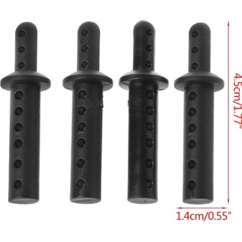 4pcs Plastic RC 1:10 Body Post Mounts for HSP 94108 94111 94188 Car Spare Parts